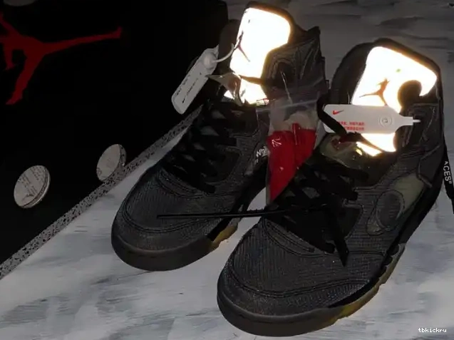 Reps TBK 5 Air Black Off-White CT8480-001 x Jordan 0415